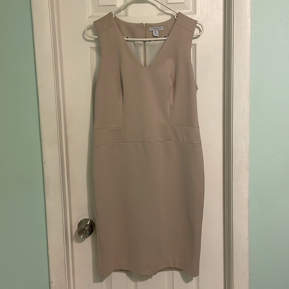Katherine Barclay Nude Sleeveless Dress - Picture 3 of 4